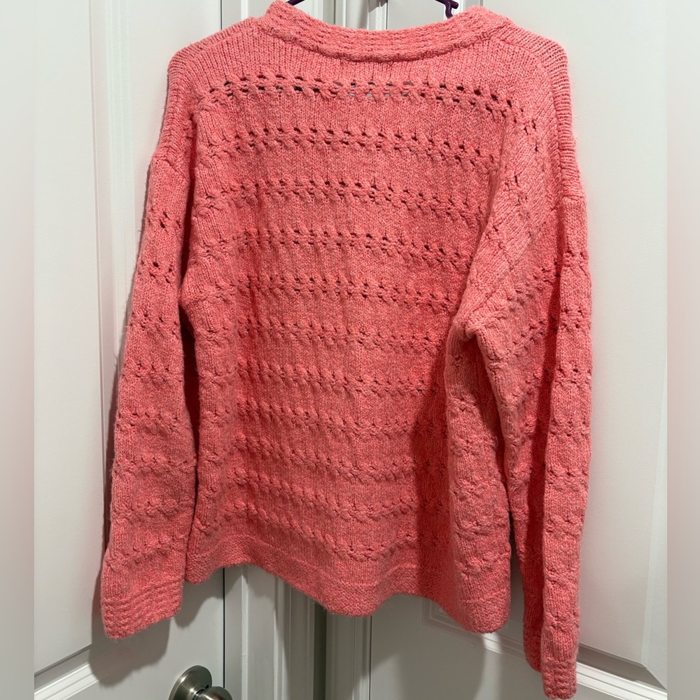 Old Navy Coral Knit Sweater - Picture 3 of 3
